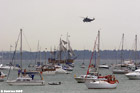 The Solent very much crowded during Trafalgar200, UK